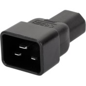 Resim Nanlly Iec 320 C20 3-Pın C13 Fe, Fiş Besleme Dönüştürücü Adaptörü Ile (Yurt Dışından) 
