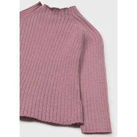 Resim Mayoral Kışlık Kız Bebek Balıkçı Yaka Örme Kazak Pembe - Pembe / 2 Yaş 