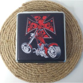 Resim Tabaka Motor Desenli Sigara Taşıma Kutusu Sigara Tabakası 13598 