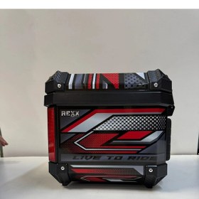 Resim Rexx 60 Litre Abs Motosiklet Arka Çanta - 12-renkli Tek Renk 