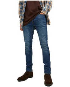 Resim Jack & Jones Jjiglenn Erkek Kot Pantolon 12224987 Mavi 