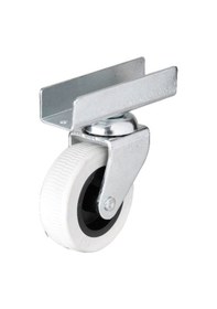 Resim Büro İş Atölye İçin 4adet 50x20mm Gri Uzun U Tablalı Teker Seti 