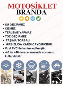 Resim AutoEN KAWASAKİ NINJA 1000SX KİLİT UYUMLU MOTOSİKLET BRANDASI-SİYAH 