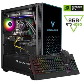 Resim Excalibur E65Z.129K-DFB0X-0RD Core i9 12900KF 32 GB RAM 1 TB SSD RTX 4060 FreeDOS Masaüstü Oyun Bilgisayarı 