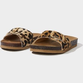 Resim DeFacto Kadın Düz Taban Tek Bantlı Suni Deri Terlik E6849AX25HSKR1 Çok Renkli 