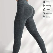 Resim Kadınların Yüksek Bel Yoga Taytı - Nefes Alabilen, Kalınlaştırılmış Esnek Spor Pantolonları, Geliştirilmiş Egzersizler için Esnek Kumaş, Yüksek Bel, Egzersiz Pantolonları 