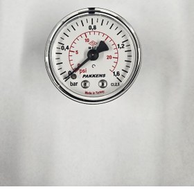 Resim Çap 50 Arkadan 1,6 Bar Kuru Manometre - Pakkens 