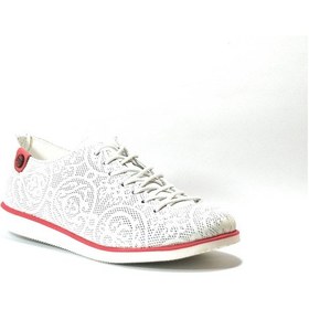 Resim Mini Angel 211 Deri Beyaz Lastik Bağ Casual Kız Çocuk Ayakkabı Beyaz 