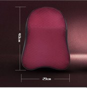 Resim Wondernest Dört Mevsim Nefes Alabilen Hafızalı Köpük Araba Boyunluk Polyester Kafalık Bej 