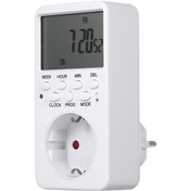 Resim Dianziye Akıllı Sayısal Zamanlayıcı Prizi - Büyük Ekranlı Otomatik Açma/kapama - Enerji Tasarrufu - Avrupa Standartı Get-gr 