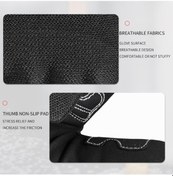 Resim Dancemonkey Kaymaz & Dayanıklı Eldiven: Parmak Ucu Dokunmatik, Reflektif, Ayarlanabilir, Rahat 