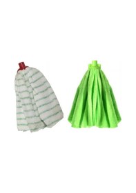 Resim Lider 2 Adet Mikrofiber Ve Havlu Mop Vileda Tipi Paspas Ucu 