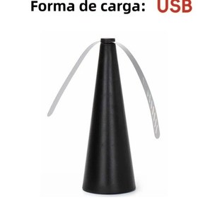 Resim Taşınabilir Sinek Kovucu Fan Kimyasalsız Haşere Kontrolü Usb Siyah, 