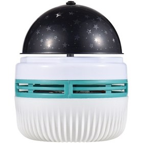 Resim Yaozixa Rgb Led Dairesel Döner Yıldız Gökyüzü Işığı - Usb Şarjlı Renkli Dekoratif Aydınlatma 10.1" 