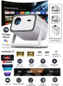Resim wanbo Vali 1 Projeksiyon Cihazı | 900 ANSI Lümen, Android TV, Dahili Stand 
