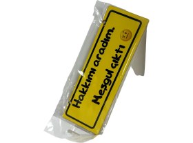 Resim Tky Cam Süsü Yazı ’hakkımı Aradım, Meşgul Çıktı’ Mdf Vantuzlu 