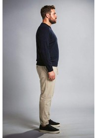 Resim Defacto Boxy Fıt Bisiklet Yaka Pike Sweatshirt H1001ax26spbk81 Siyah-bk81 