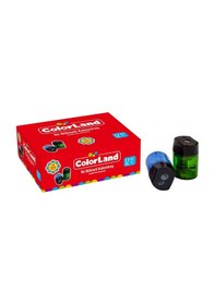 Resim Colorland Kalemtıraş İki Bölmeli Çift Renkli 12 Li Color-klt21 
