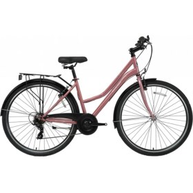 Resim Bisan Smıle Bayan Şehir Bisikleti 46CM V 28 Jant 7 Vites Pembe Silver 