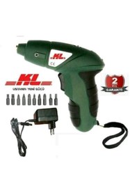 Resim KL Hda10-2 180devir/dk 3,6v Şarjlı Tornavida + 10 Uç Bis Uç 
