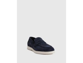 Resim Pierre Cardin Erkek Lacivert Bant Detaylı Süet Loafer Ayakkabı 50327088-VR033 