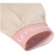 Resim Let'scrub %100 Floş İpek Hassas Ciltler Lastikli Banyo Kesesi 