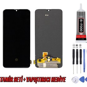 Resim Genos One Plus 6t Lcd Ekran Siyah Tft Panel Montaj Kiti Hediye 