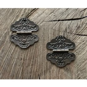 Resim Dmr Antik Bakır Yonca Menteşe Tavla Ve Kutu Menteşesi 4cm 20adet 