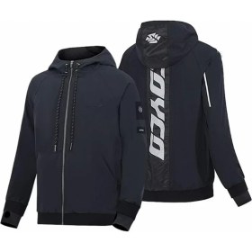 Resim Ebakbak Motosiklet Ve Bisiklet Korumalı Jacket Yağmurluk Polyester Stopwater Sertifika Korumalı Mont Black 