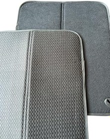 Resim Bulaşık Matı Süper Emici Bulaşık Kurutma Matı 44x36cm Tezgah Üstü Bulaşık Matı, 2'li Set, Gri 
