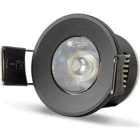 Resim Noas 2W Siyah Kasa Yıldız Spot Beyaz Işık YL94-2151 