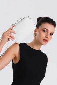 Resim Nautıca Minimalist Kadın Crossbody Bel Çantası - Günlük Kullanım için İdeal - Beyaz / STD 