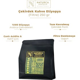 Resim Naturca Anatolia Çekirdek Kahve Etiyopya(Filtre) 250 gr 