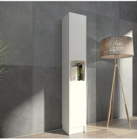 Resim Yetimobilya Yeti Mobilya Kuta Flat30 Kitaplık 2 Kapaklı Kütüphane Çok Amaçlı 