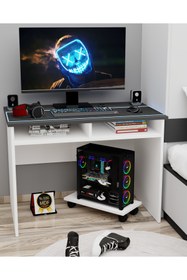 Resim KONAK EV EŞYALARI Bilbo Çalışma Masası,MDF,Oyuncu Masası,Gamer Masa 