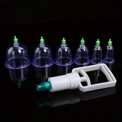 Resim 7 Adet Vakumlu Pompa ile Kupa Seti - Güçlü Plastik Çin Kupa Masaj Aleti, Güzellik, Rahatlık ve Sağlık için - Taşınabilir Detoks ve Dolaşım Stimulation Seti, Sağlık Aksesuarı, Şeffaf Bardaklar, Fonksiyonel Tasarım 