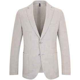 Resim Hatemoğlu Gri Slim Fit Mono Yaka Klasik Ceket 36304 Gri 