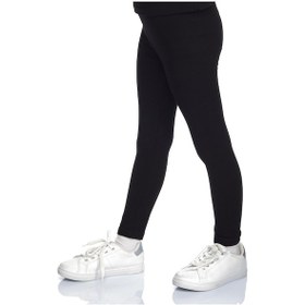 Resim Lovetti Siyah Kız Çocuk Tam Boy Düz Basıc Tayt 5262S001 Siyah 