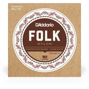 Resim Daddario EJ32C Folk Set Klasik Gitar Teli (Normal Tension) 