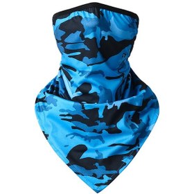 Resim Butu Uv Korumalı Açık Hava Boyun Körüğü Safir Kamuflaj 