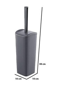 Resim Soft Klozet Fırçası Antrasit Siyah 