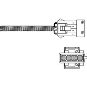 Resim Delphı ES20309-12B1 Oksijen Sensörü 206 306 307 406 407 806 Partn 