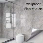 Resim Mutfak ve Banyo için 3D Mermer Kendinden Yapışkanlı Duvar Kağıdı Etiketleri - Kusurları Kaplamak İçin Çıkarılabilir Vinil Zemin Dekorları, Kolay DIY Yenileme, Gerçekçi Mermer Deseni, Su Geçirmez & Dayanıklı Duvarlar ve Zeminler İçin Kendinden Yapışkanlı Kaplama | Modern İç Tasarım | Su Geçirmez Kaplama 