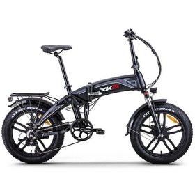 Resim Rks Rd5 20 Jant 250 Watt 36 Volt 10 Amper Fat Bike Elektrikli Katlanabilir Bisiklet Siyah 