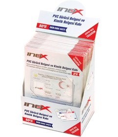 Resim VİVA İnox Kimlik Kartı Kabı 50 Adet 2'li Paket Akbil Kimlik Sürücü Belgesi Kredi Kartı Kabı 