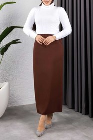 Resim CNG MODA Scuba Kumaş Kalem Etek 