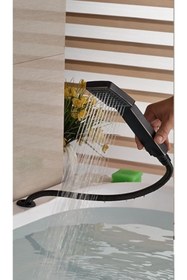 Resim OEM Banyo Bataryası Küvet Jakuzi Ankastre Siyah Yeni Şelale 5 Yıl Garantili 