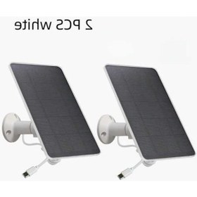 Resim Trendooze 2'li Beyaz Dönemez Güneş Paneli Kamera Şarj Paketi Outdoor 
