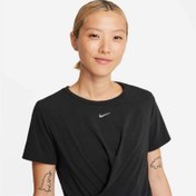 Resim Nike One Luxe Dri-FIT Kadın Siyah T-Shirt 