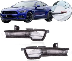 Resim Ford Mustang Sağ Dış Dikiz Ayna Sinyali 2015 Sonrası Uyumlu 